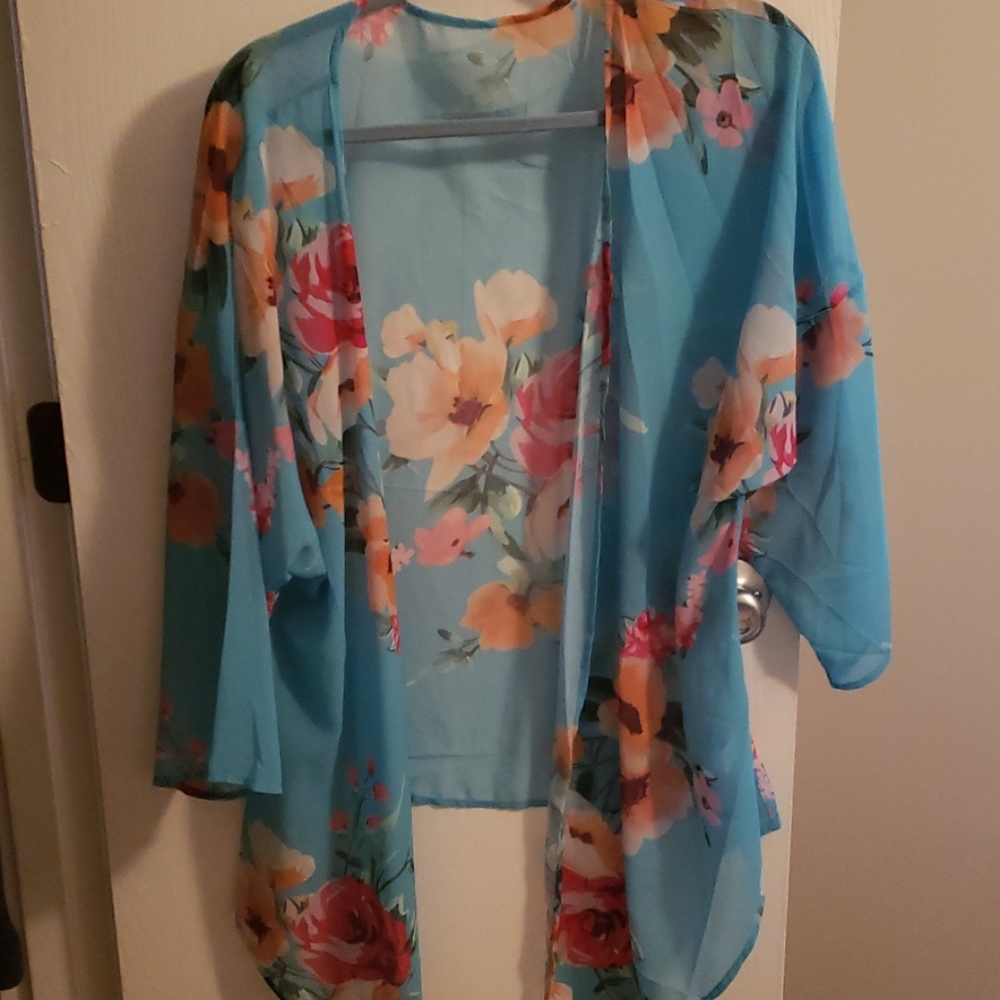Floral kimono